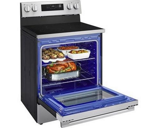 LG 30-Inch Freestanding Electric Range With Wi-Fi - LREN6321VE