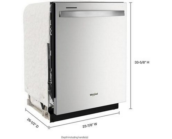 Whirlpool Dishwasher With Spin&Load Rack And Ai Intelligent Wash - WDT745SASZ