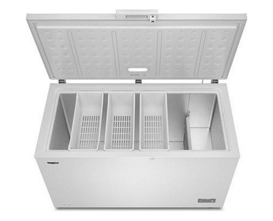 Whirlpool 16 Cu. Ft. Convertible Chest Freezer With 3 Storage Baskets - WZCC5516TW