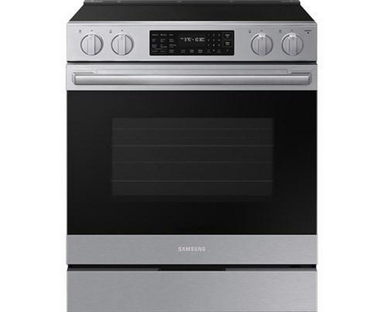 Samsung 30-Inch Slide-In Electric Range With Wi-Fi - NSE80H63SRAC
