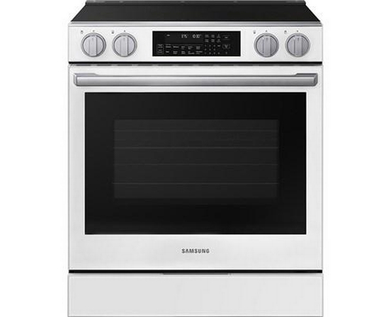 Samsung 30-Inch Slide-In Electric Range With Wi-Fi - NSE90H63SWAC