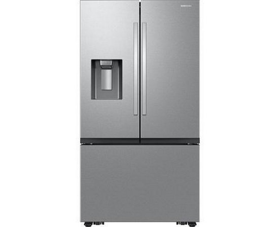 Samsung 26 Cu. Ft. Bespoke Ai 3-Door French Door Refrigerator With Water & Ice - RF27CG5B30SRAA