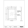 Adan Wall Mirror by Renwil