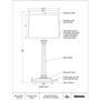 Brooks Table Lamp by Renwil