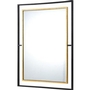 Gray Wall Mirror by Renwil
