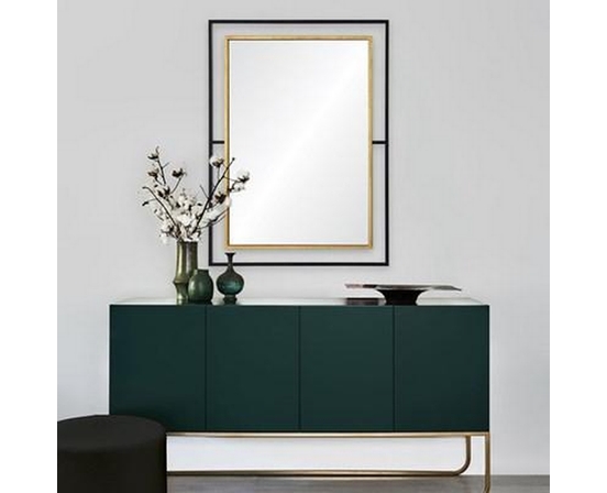Gray Wall Mirror by Renwil