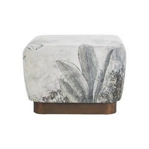 Tangle Fabric Ottoman by Renwil