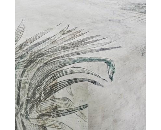 Tangle Fabric Ottoman by Renwil