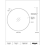 Thallo Wall Mirror by Renwil