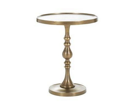Romina Brass Accent Table by Renwil
