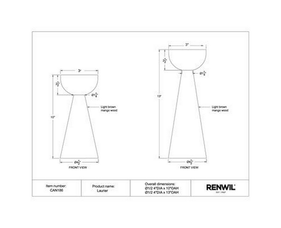 Home Decor Candle Holders by Renwil