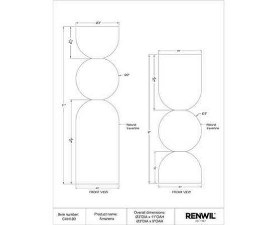 Home Decor Candle Holders by Renwil