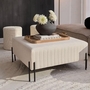 Fitzroy Fabric Ottoman by Renwil