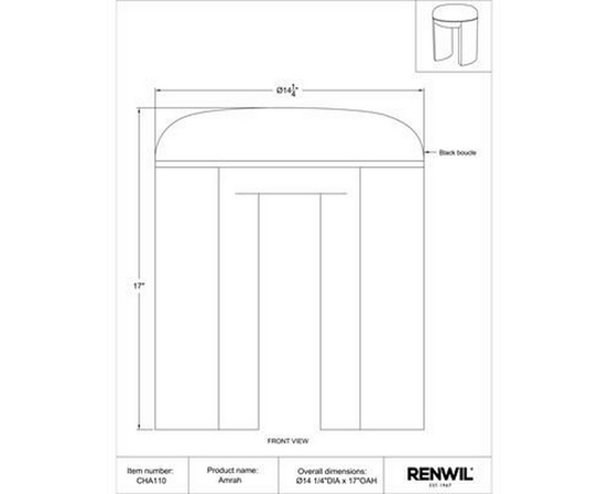 Home Decor Stools by Renwil