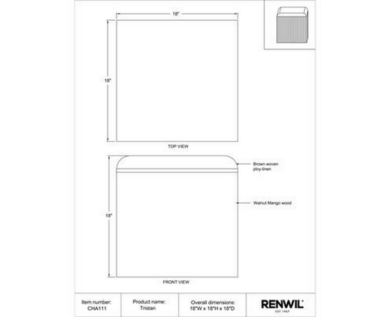 Home Decor Stools by Renwil