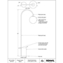 Merlot Floorstanding Lamp by Renwil