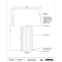 Milena Table Lamp by Renwil
