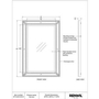 Meridian Wall Mirror by Renwil