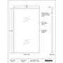 Anjalina Floorstanding Mirror by Renwil