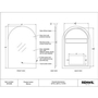 Blanca Wall Mirror by Renwil