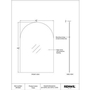 Faiza Wall Mirror by Renwil