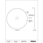 Posadas Wall Mirror by Renwil