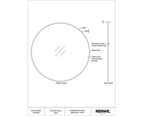 Sami Wall Mirror by Renwil
