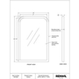 Colima Wall Mirror by Renwil