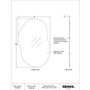 Angelonia Wall Mirror by Renwil