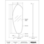 Arlon Floorstanding Mirror by Renwil