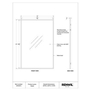 Gasel Wall Mirror by Renwil
