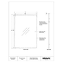 Ivory Wall Mirror by Renwil