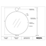 Adamas Wall Mirror by Renwil