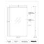 Loutro Wall Mirror by Renwil