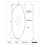 Enina Wall Mirror by Renwil