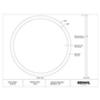 Olica Wall Mirror by Renwil