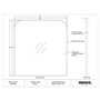 Salma Wall Mirror by Renwil