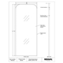 Samia Wall Mirror by Renwil