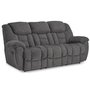Fabric reclining sofa