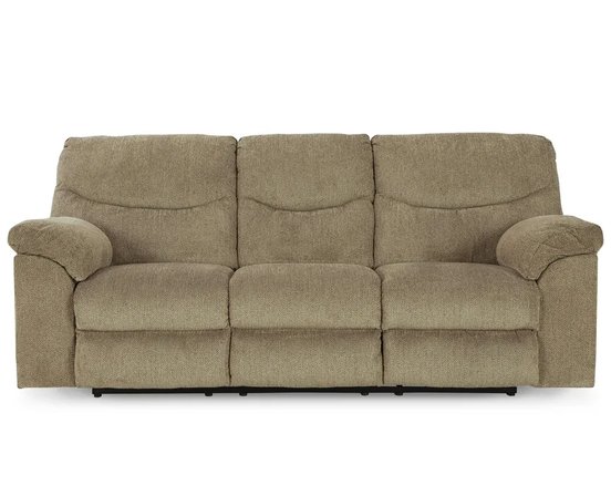 Fabric reclining sofa
