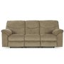 Fabric reclining sofa