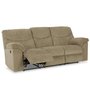 Fabric reclining sofa