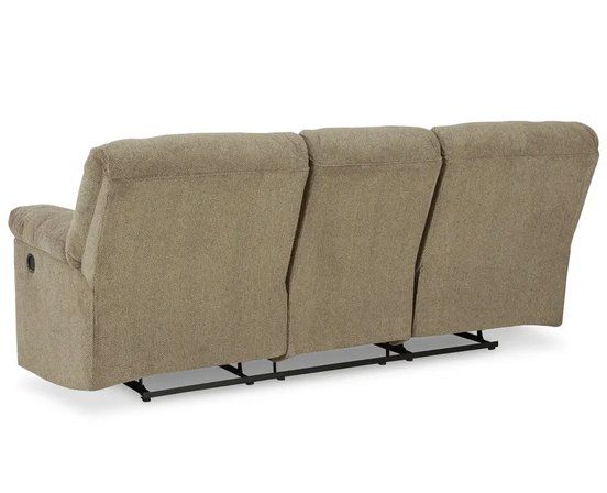 Fabric reclining sofa