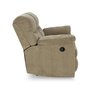 Fabric reclining loveseat