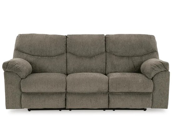 Fabric reclining sofa