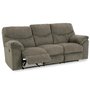 Fabric reclining sofa