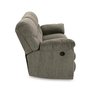 Fabric reclining sofa