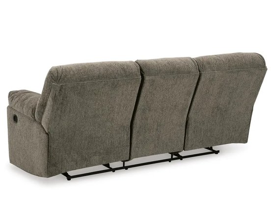Fabric reclining sofa