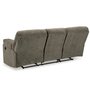 Fabric reclining sofa