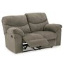 Fabric reclining loveseat